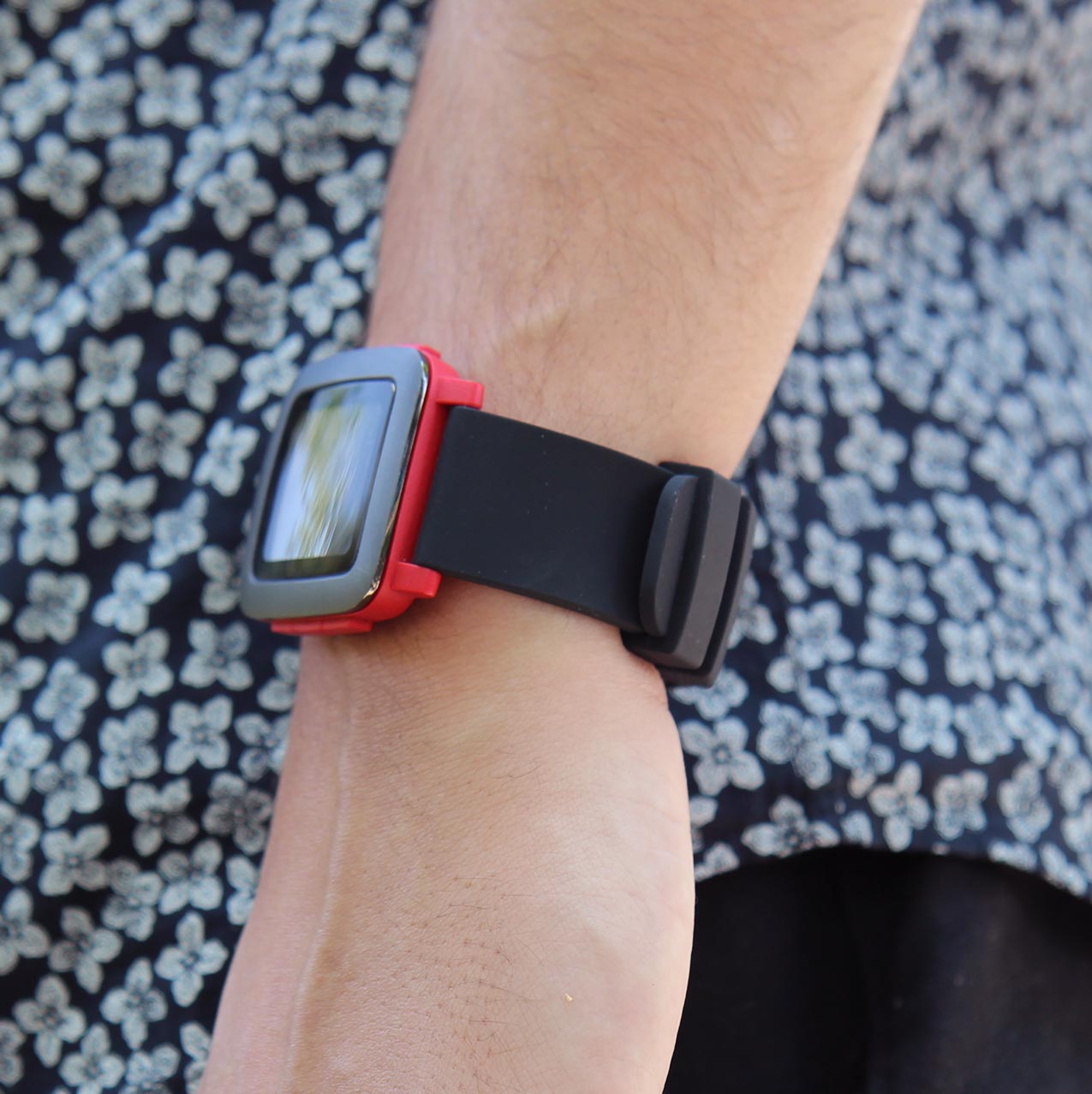 Pebble time band on sale