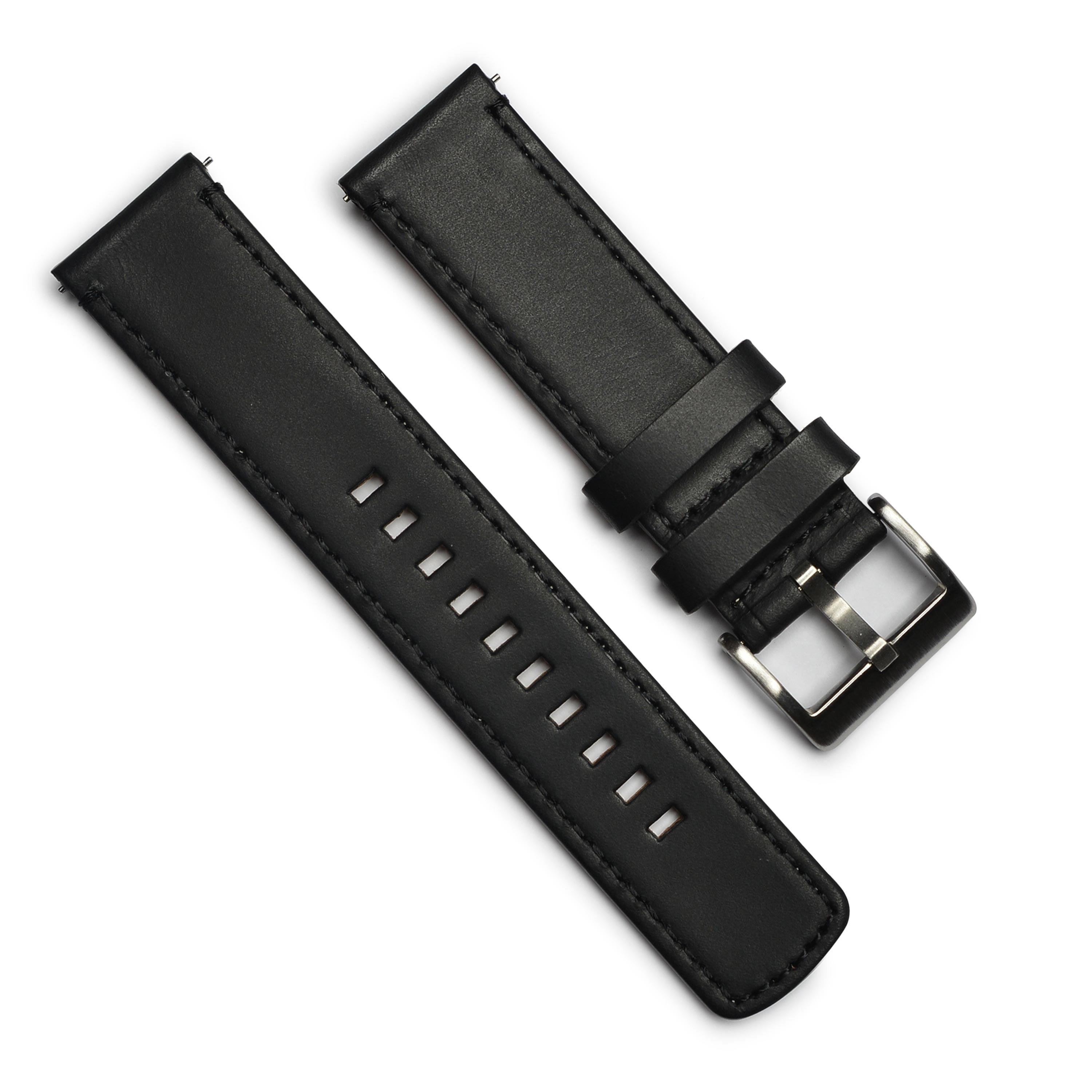 22mm quick release 2024 leather watch band